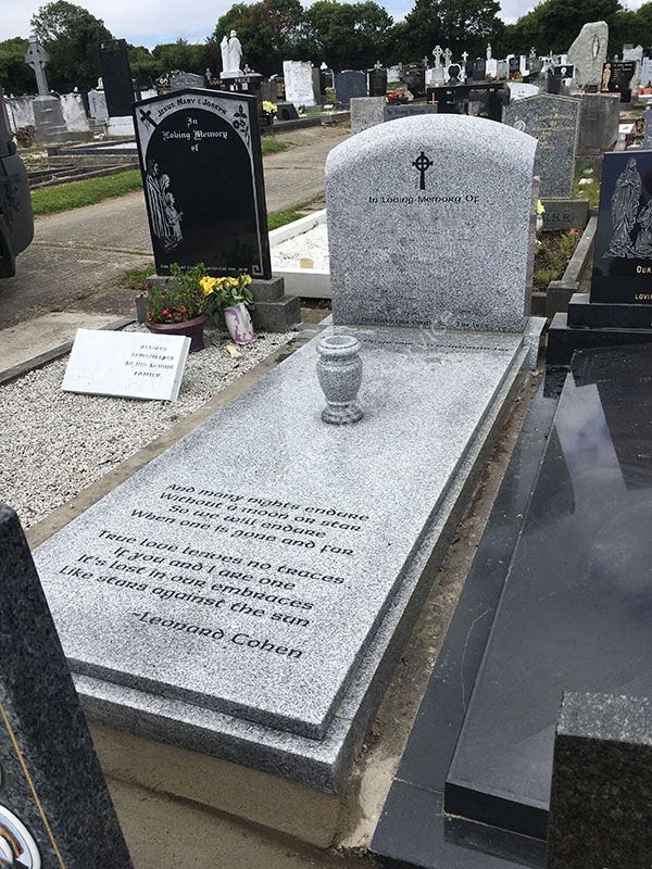 Grave Cover Slabs Concrete & Graphite Grave Slabs GMS